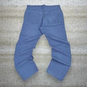 Tommy Hilfiger Khakis Pants Baby Blue Cotton Straight Fit Flat Front